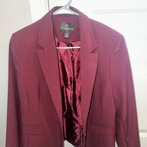 Worthington Women's Deep Burgundy Blazer